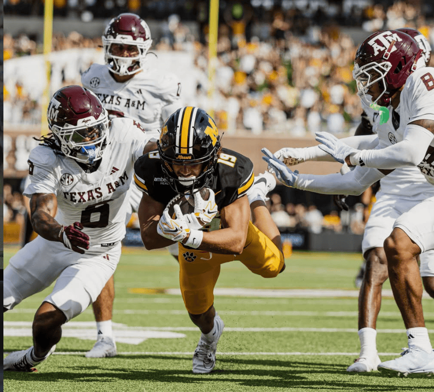 Cayden Lee touchdown vs Texas A&M